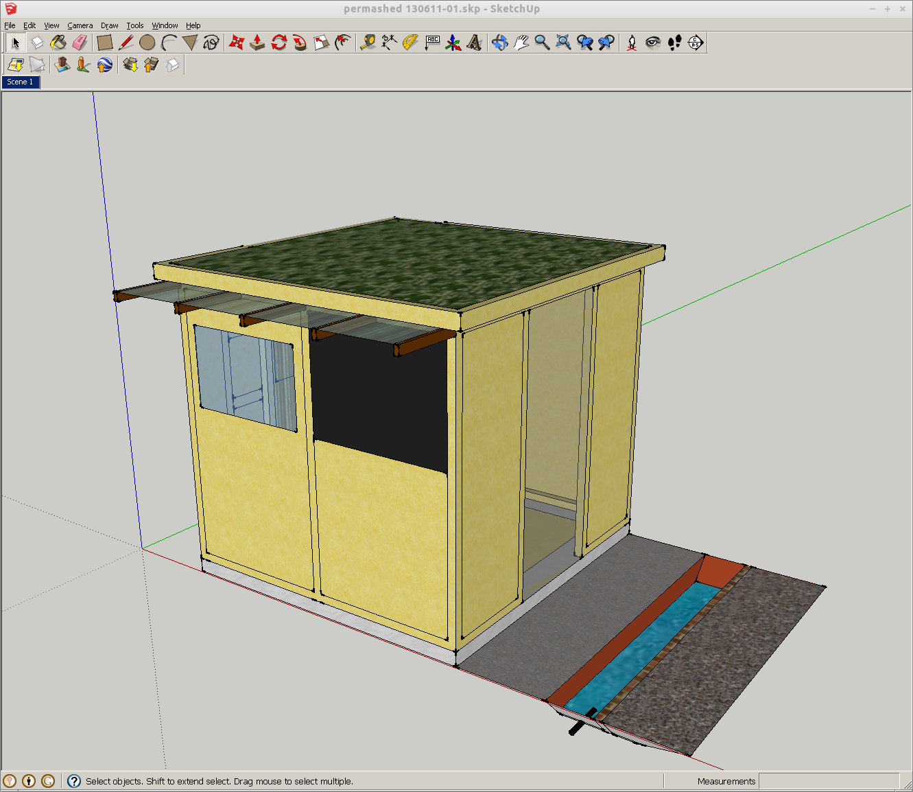 Greenhouse soil stage